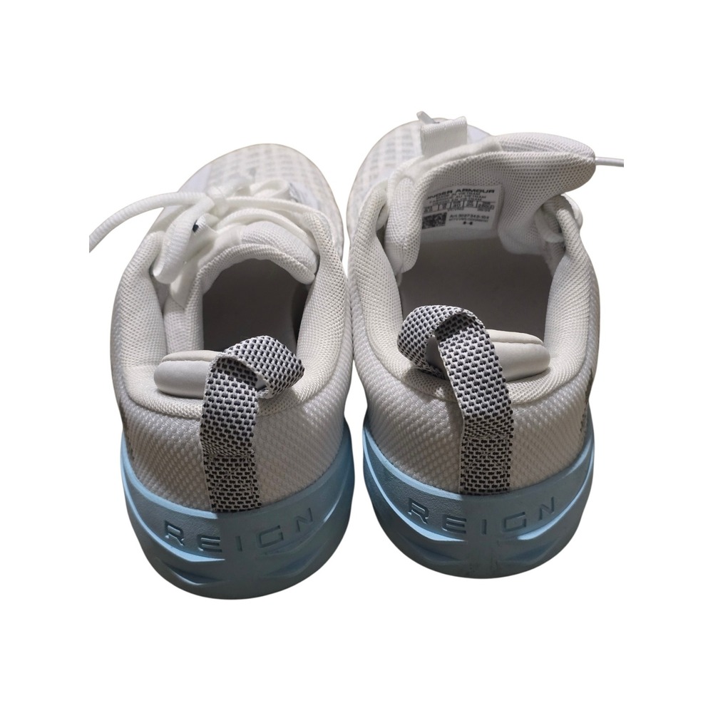Under Armour Project Rock Sneakers Women 8.5 White Athletic Gymcore Training - Picture 3 of 6